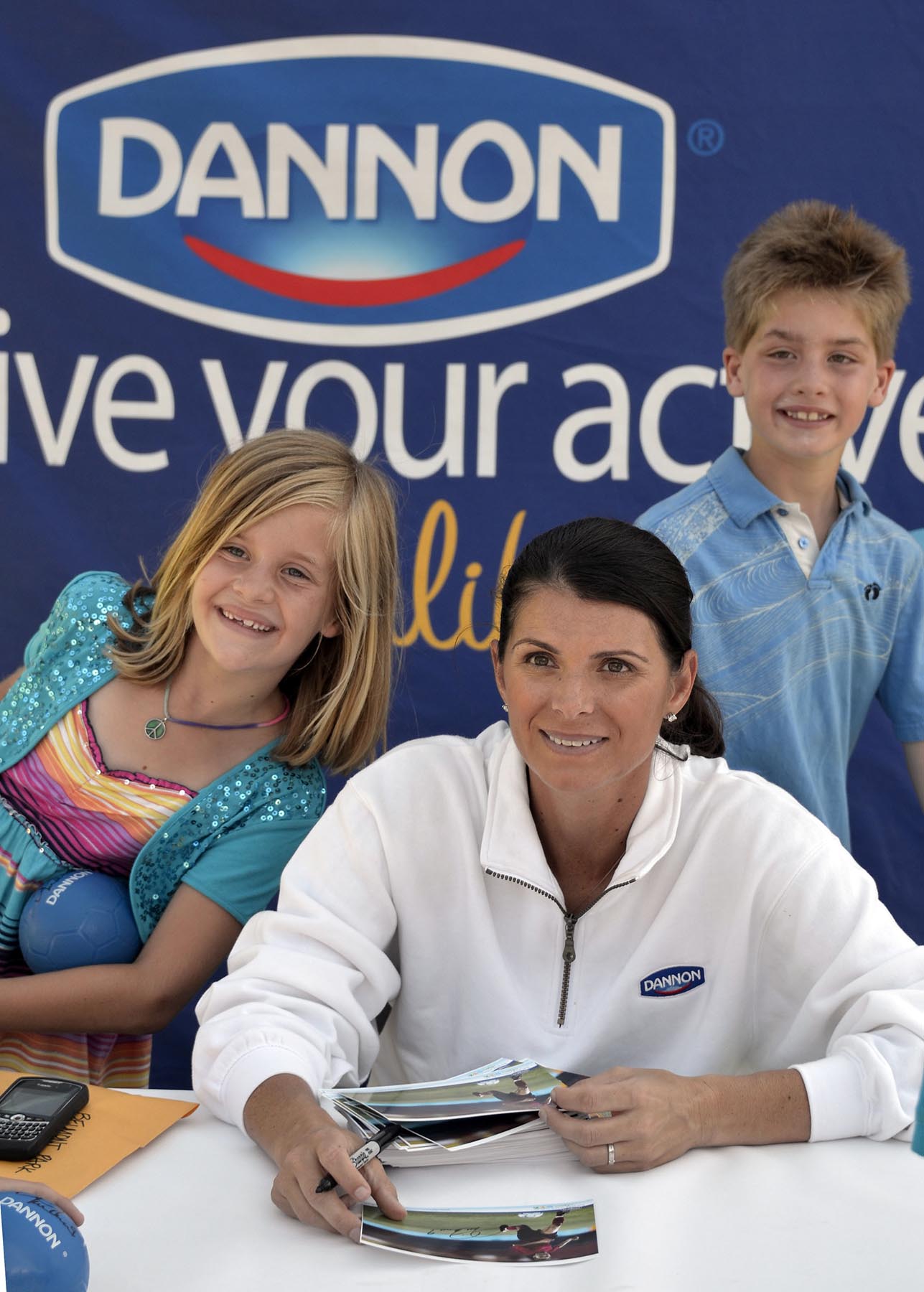 Dannon Live Your Active Culture event with Mia Hamm
